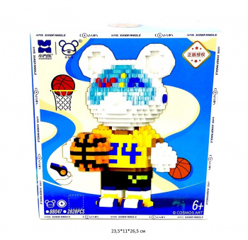 Конструктор арт. 88047 Микро Мышка-баскетболист 2828 в кор._