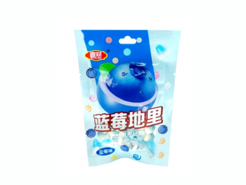 Конфета арт. 080699-4 Жевательные бобы "Черника" 30 г 20 шт. упаковка'*