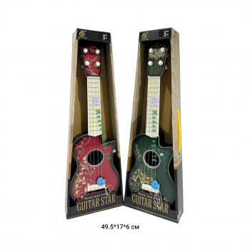 Гитара арт. 8082A Цвета микс в кор. 49,5*6*17 Гитара арт. 8082A Цвета микс в кор. 49,5*6*17