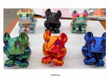 Фигурка 3Д арт. 805171/AX-18 Шиншилла подвижная 15 см в пак.